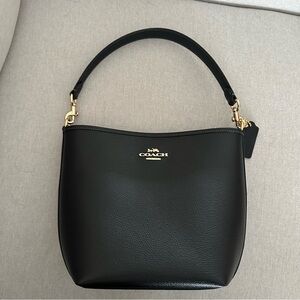 Coach Black Leather Women's Bag